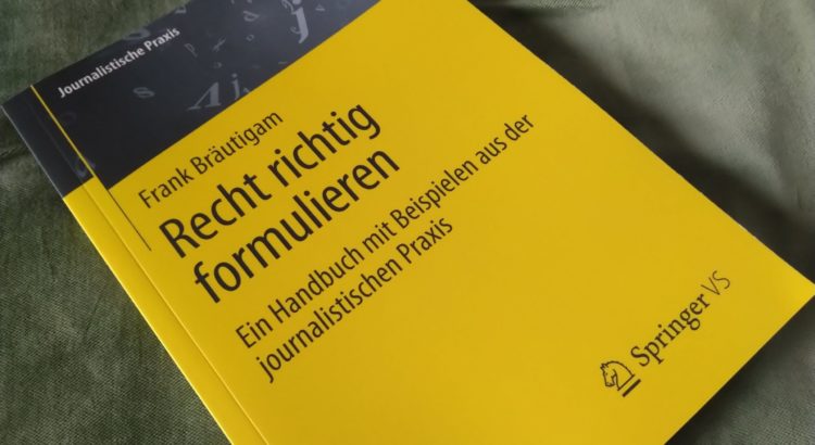 Cover "Recht richtig formulieren"