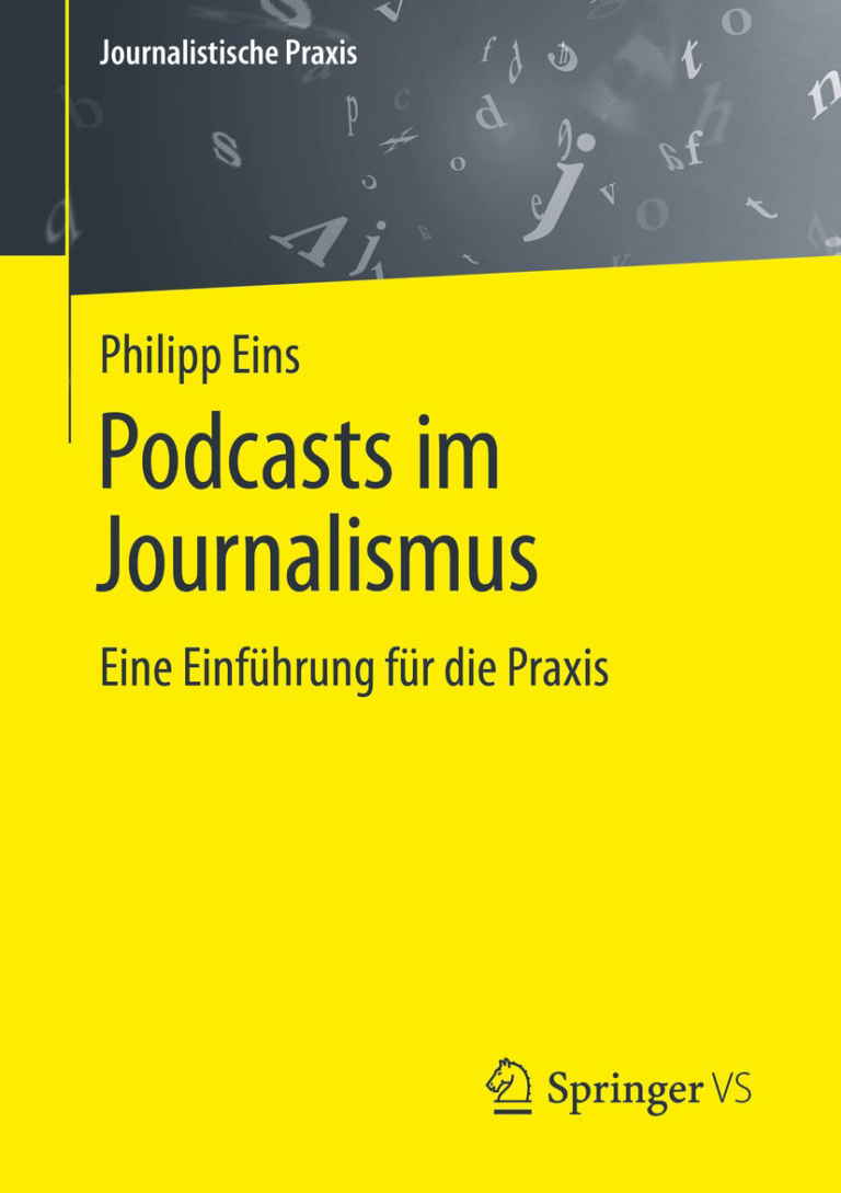Buchcover Podcasts im Journalismus